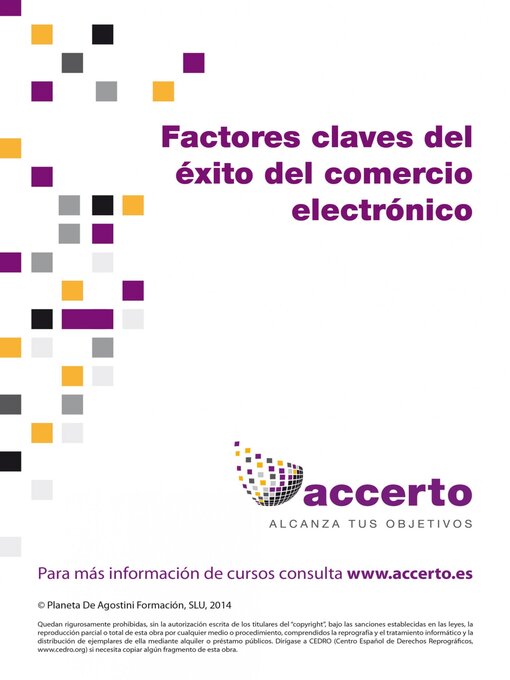 Title details for Factores clave del éxito del comercio electrónico by Accerto - Available